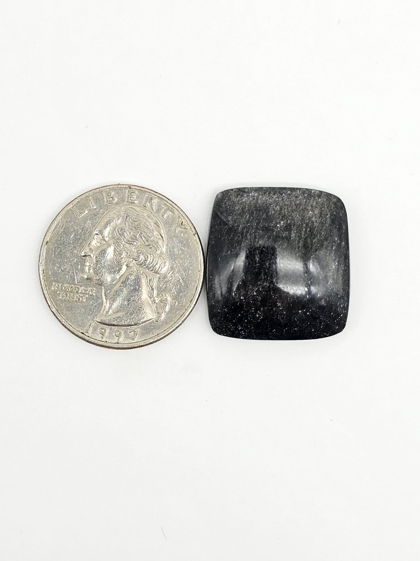 Gold Sheen Obsidian Cabochon | Natural Mexican Obsidian for Silversmiths