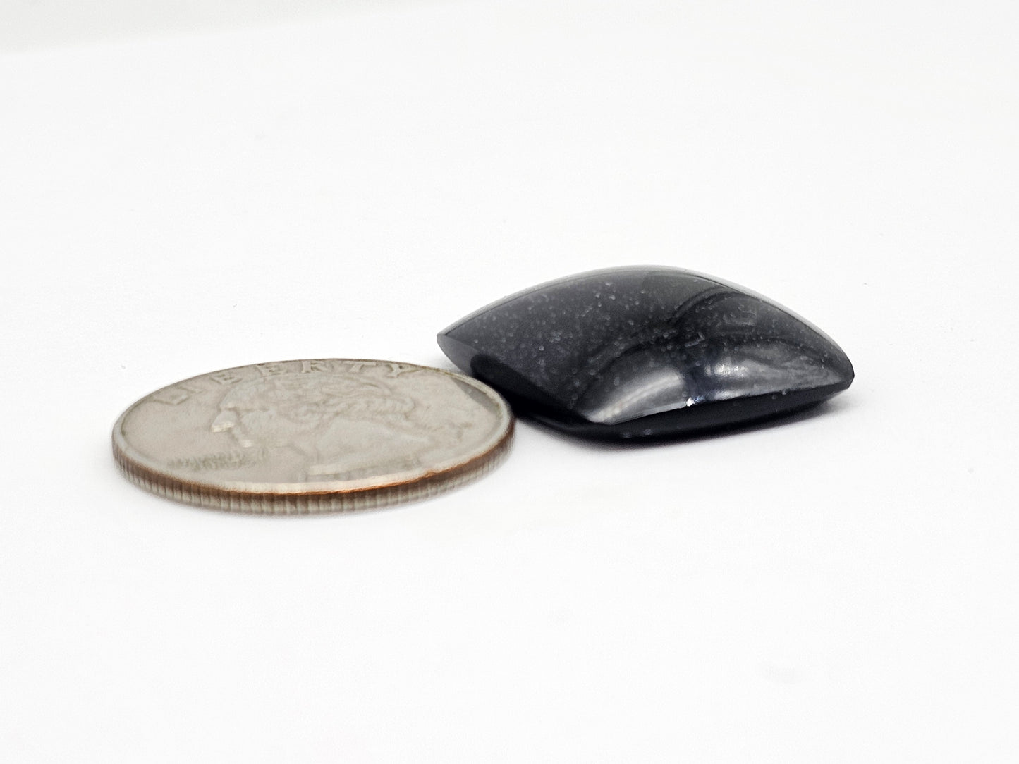 Gold Sheen Obsidian Cabochon | Natural Mexican Obsidian for Silversmiths