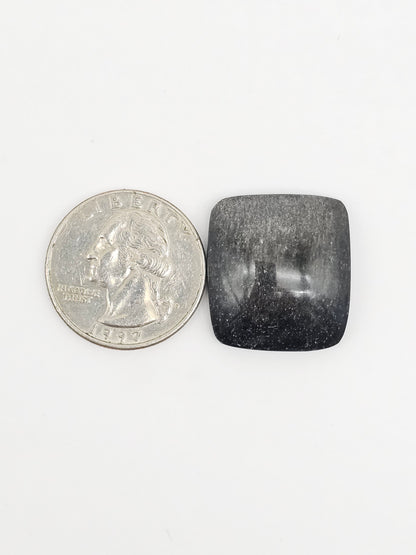 Gold Sheen Obsidian Cabochon | Natural Mexican Obsidian for Silversmiths