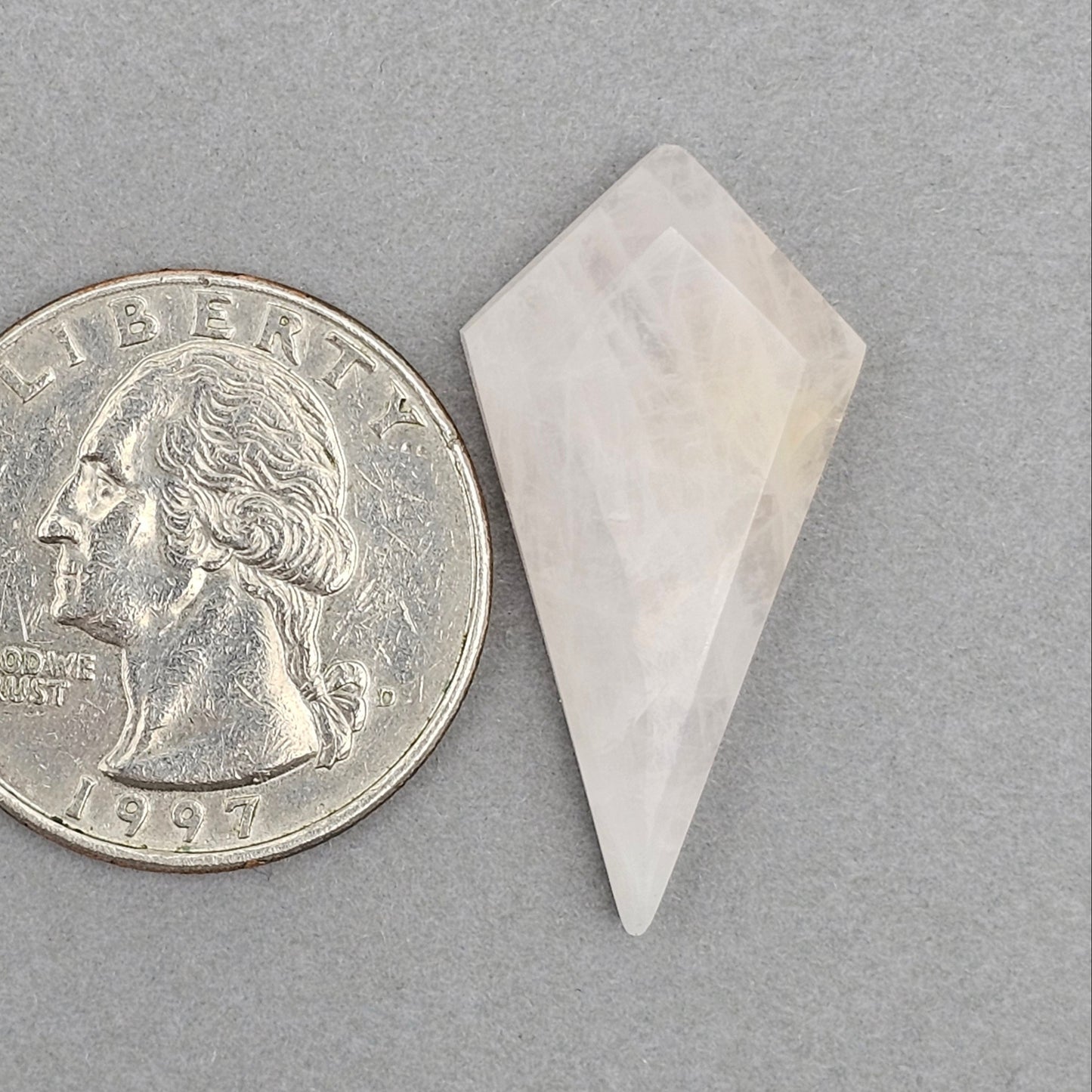 Rose Quartz Geometric Cabochon