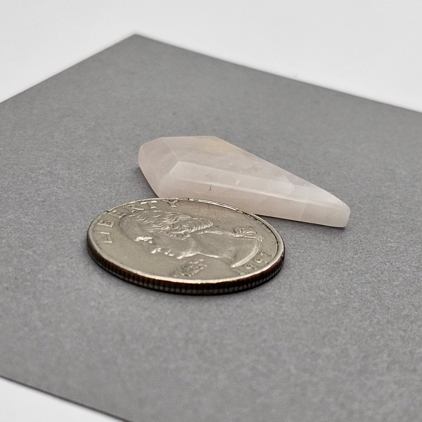 Rose Quartz Geometric Cabochon