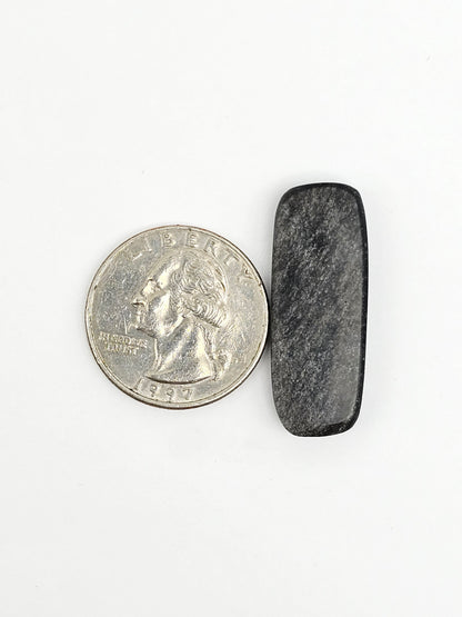 Gold Sheen Obsidian Cabochon | Natural Mexican Obsidian for Silversmiths