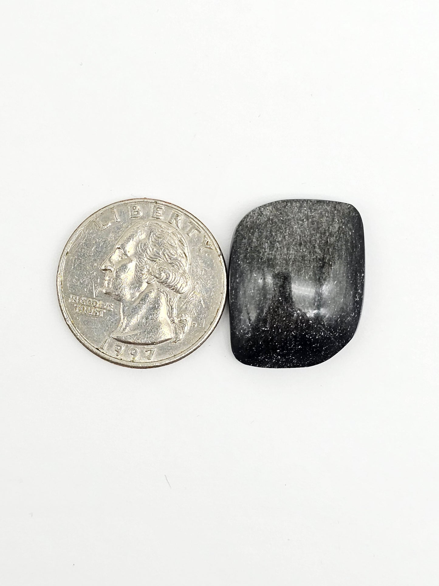 Gold Sheen Obsidian Cabochon | Natural Mexican Obsidian for Silversmiths