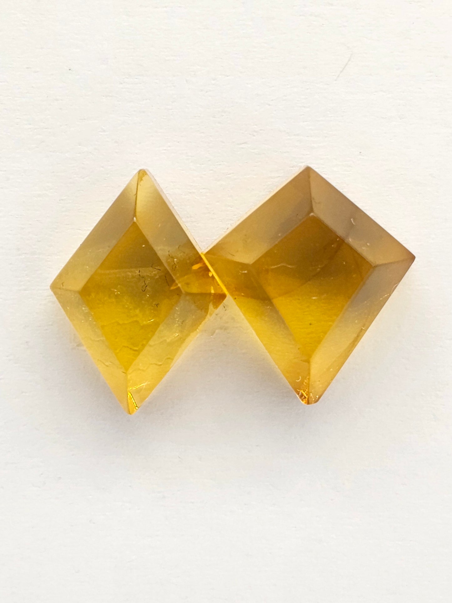 Amber Geometric Cabochon set