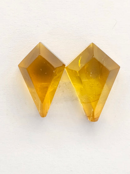 Amber Geometric Cabochon set