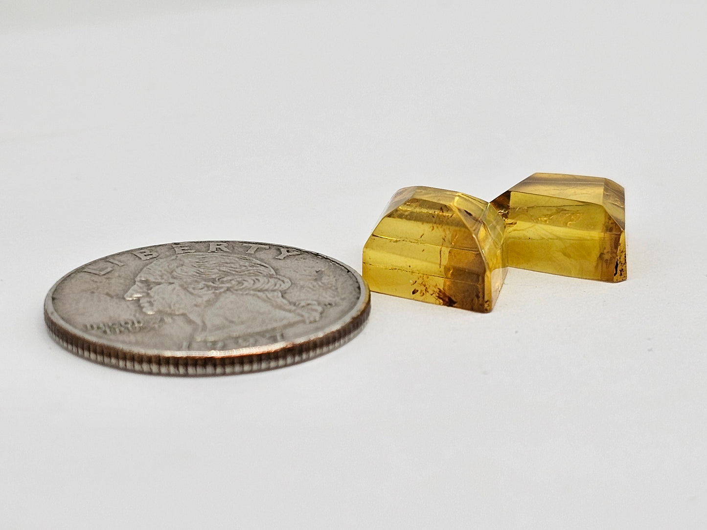 Amber Geometric Cabochon set