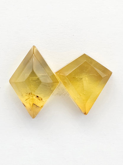 Amber Geometric Cabochon set