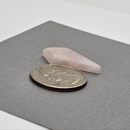 Rose Quartz Geometric Cabochon