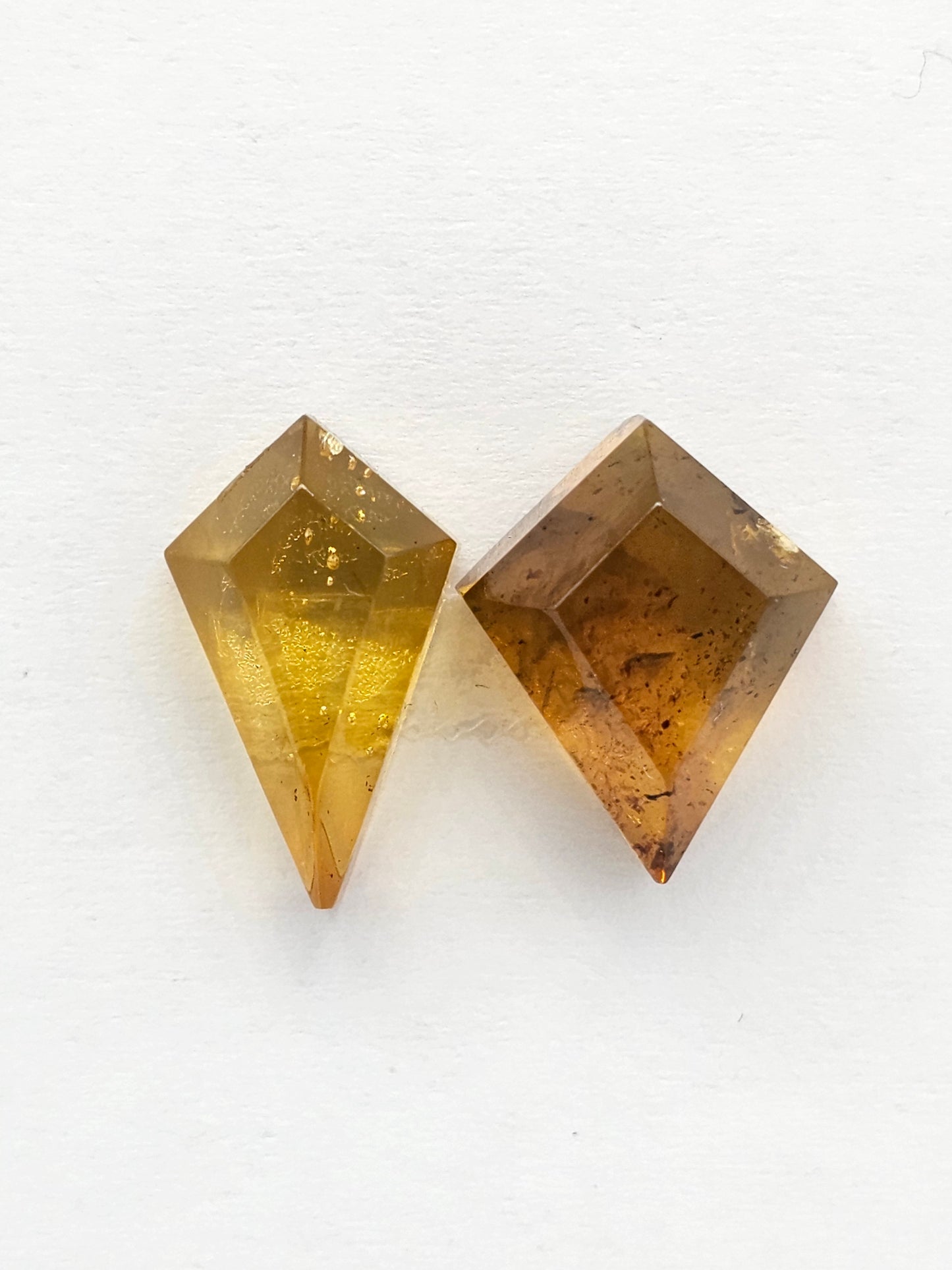 Amber Geometric Cabochon set
