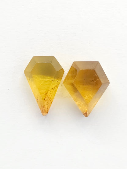 Amber Geometric Cabochon set
