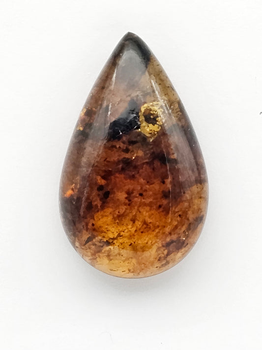 Amber authentic cabochon large