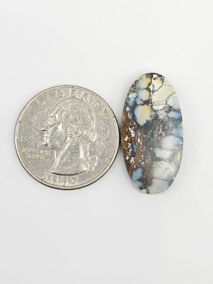 Dark Moon Variscite Cabochon
