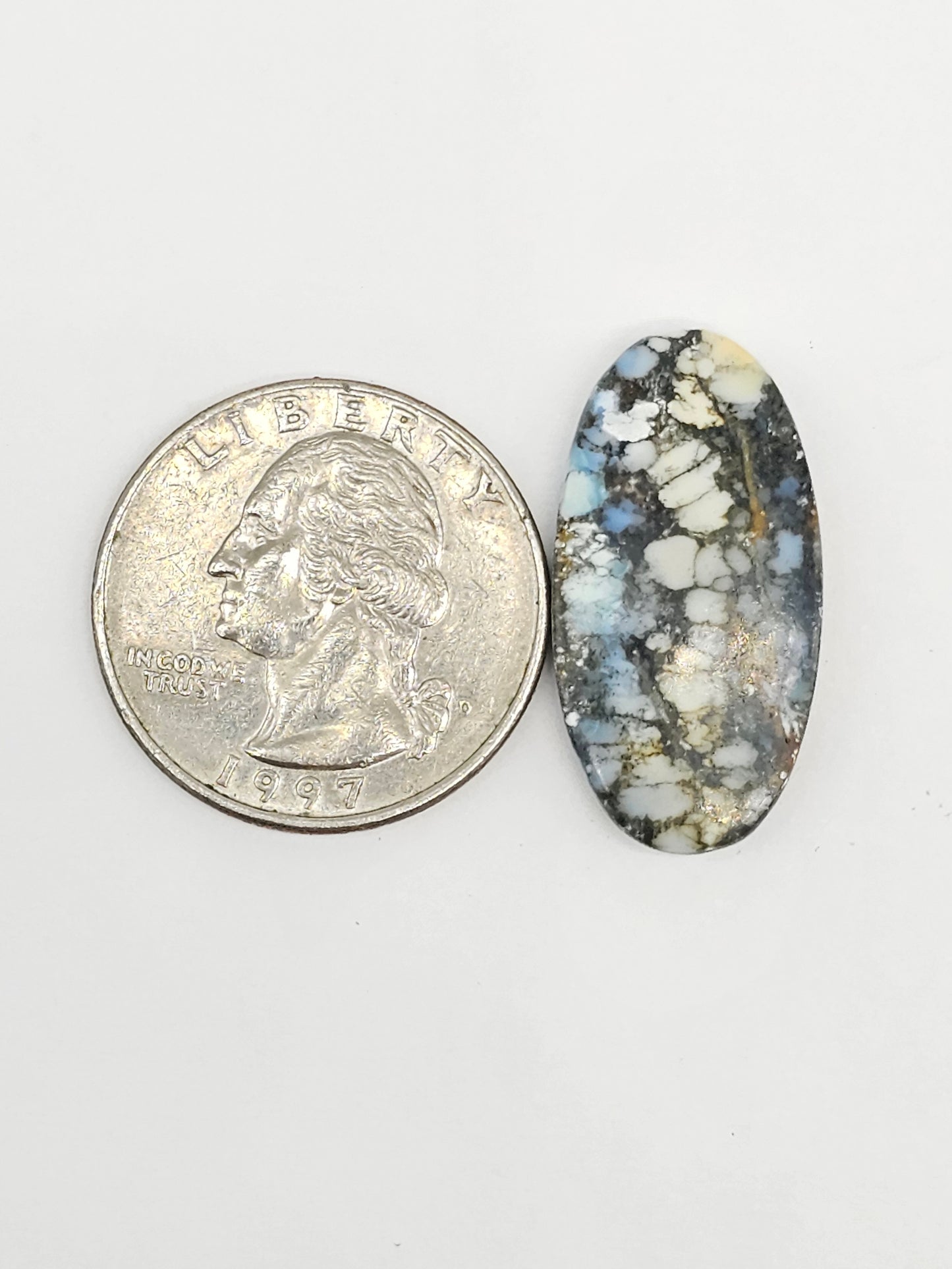 Dark Moon Variscite Cabochon
