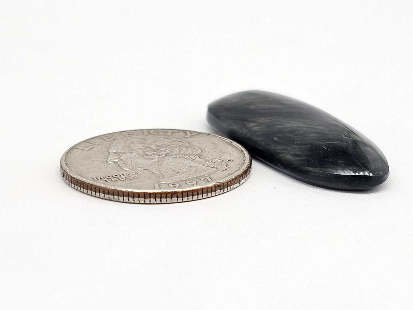 Velvet obsidian Cabochon | Natural Mexican Obsidian for Silversmiths