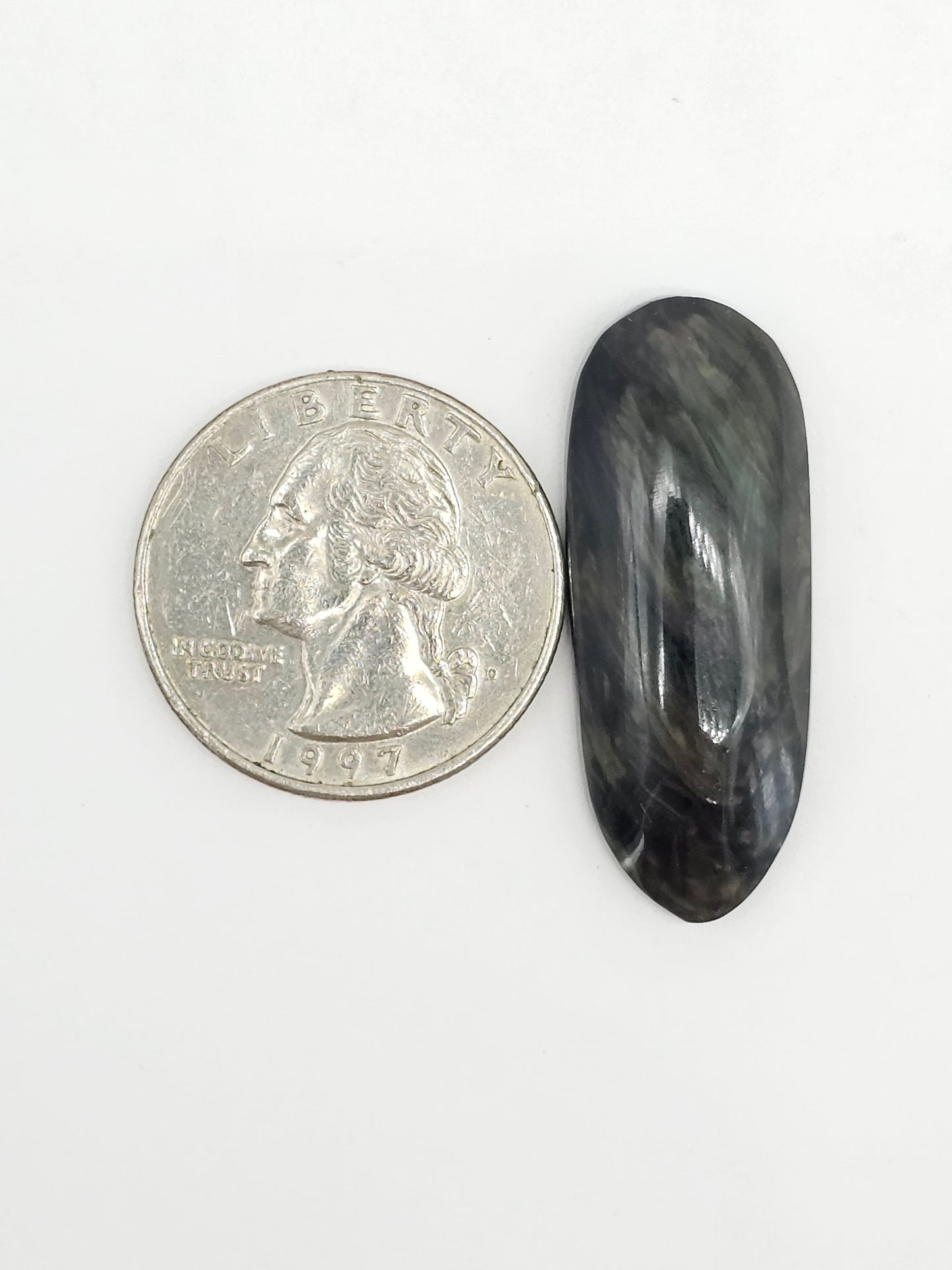 Velvet obsidian Cabochon | Natural Mexican Obsidian for Silversmiths