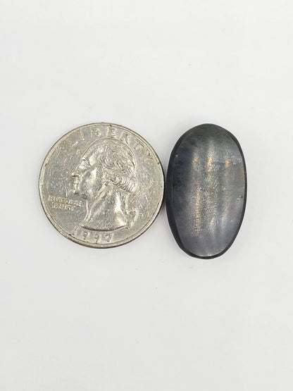 Velvet obsidian Cabochon | Natural Mexican Obsidian for Silversmiths