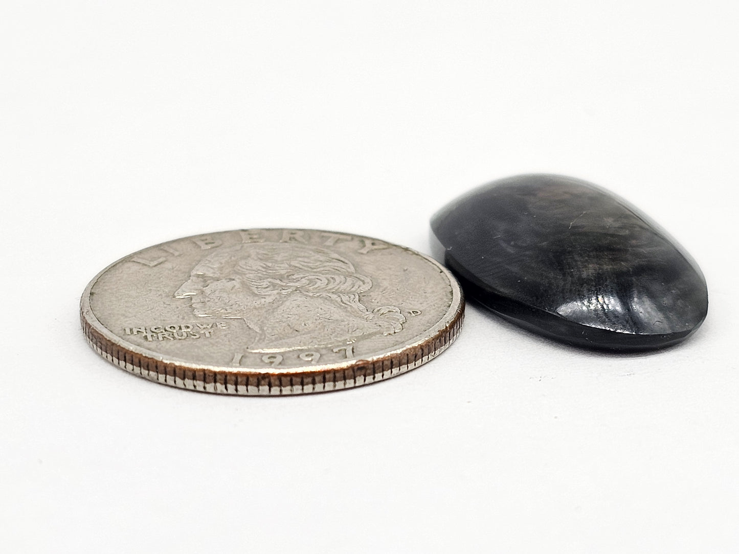 Velvet obsidian Cabochon | Natural Mexican Obsidian for Silversmiths