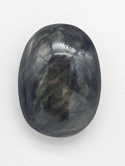 Velvet obsidian Cabochon | Natural Mexican Obsidian for Silversmiths