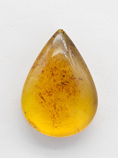 Amber cabochon | Artisan Cut Gemstone