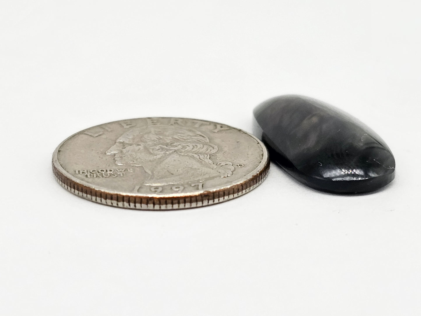 Velvet obsidian Cabochon | Natural Mexican Obsidian for Silversmiths