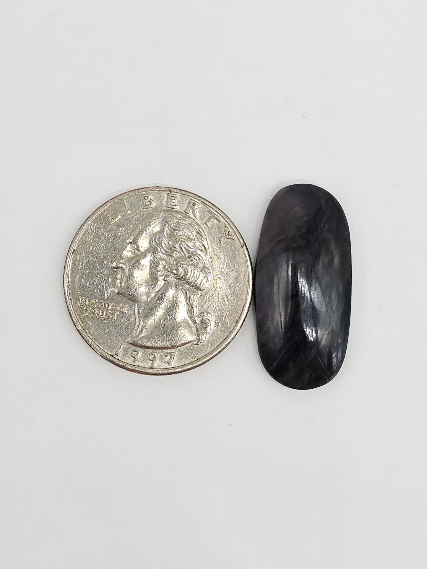 Velvet obsidian Cabochon | Natural Mexican Obsidian for Silversmiths