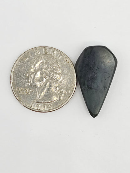Velvet obsidian Cabochon | Natural Mexican Obsidian for Silversmiths