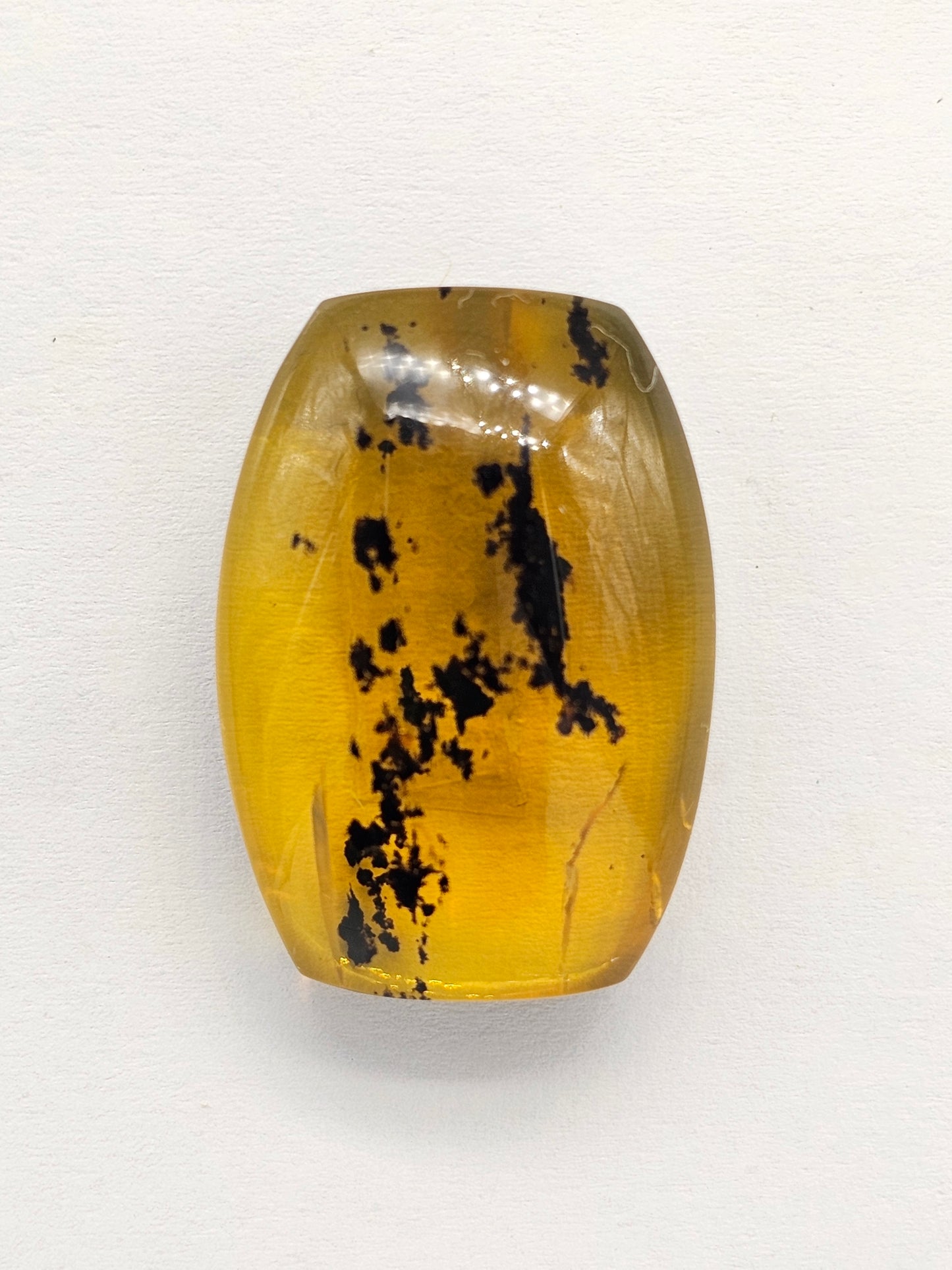 Amber cabochon | Artisan Cut Gemstone