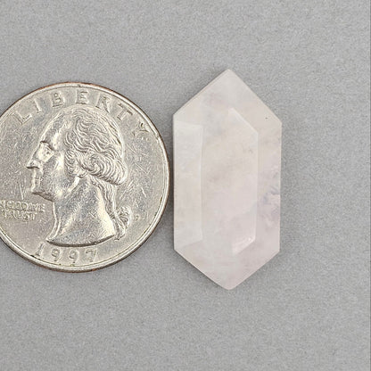 Rose Quartz Geometric Cabochon