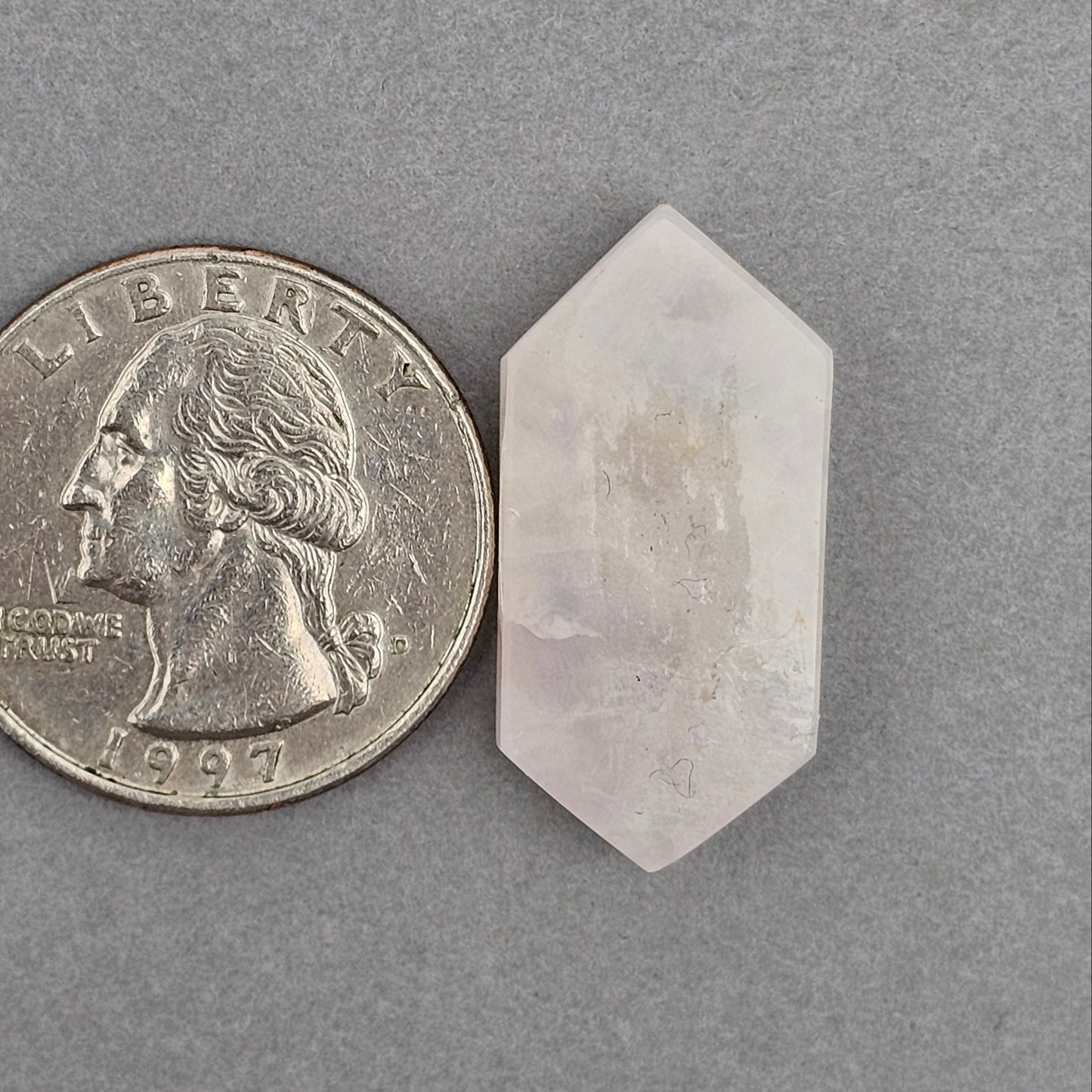 Rose Quartz Geometric Cabochon