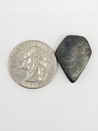 Velvet obsidian Cabochon | Natural Mexican Obsidian for Silversmiths
