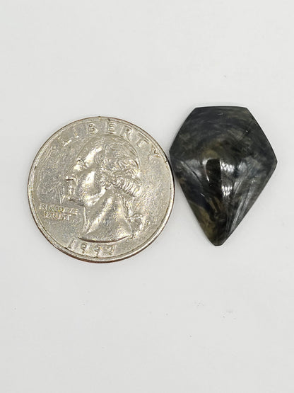 Velvet obsidian Cabochon | Natural Mexican Obsidian for Silversmiths