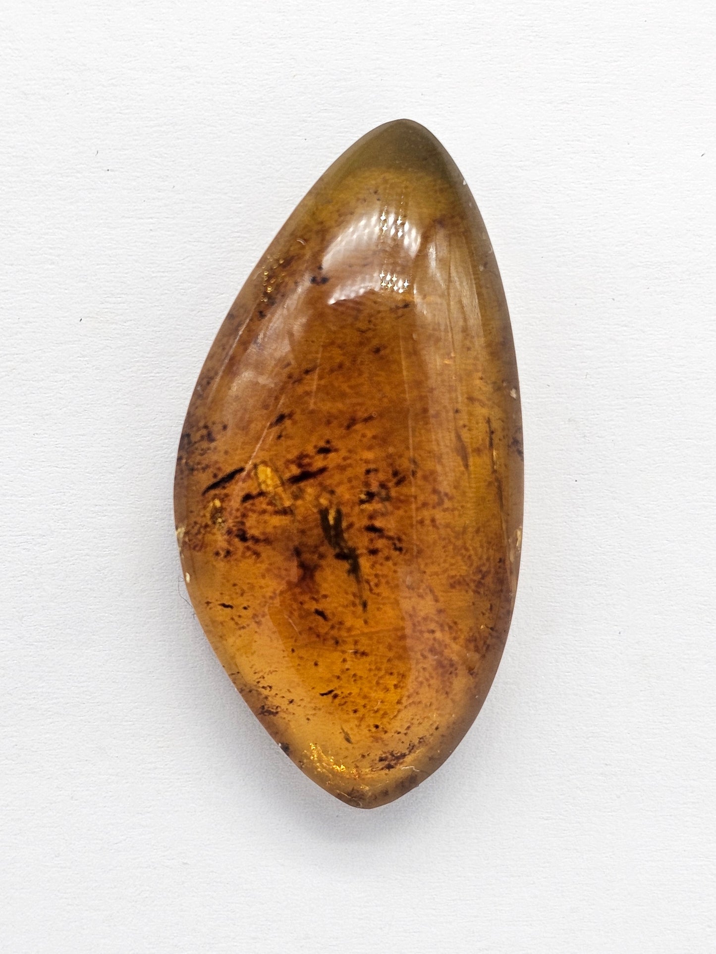 Amber cabochon | Artisan Cut Gemstone