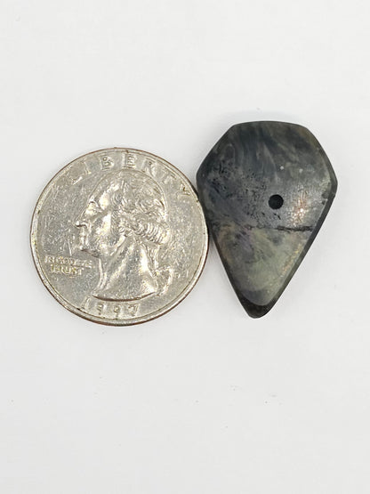 Velvet obsidian Cabochon | Natural Mexican Obsidian for Silversmiths