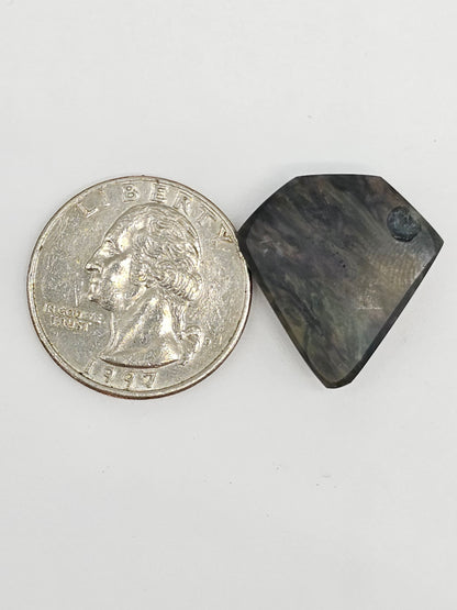 Velvet obsidian Cabochon | Natural Mexican Obsidian for Silversmiths