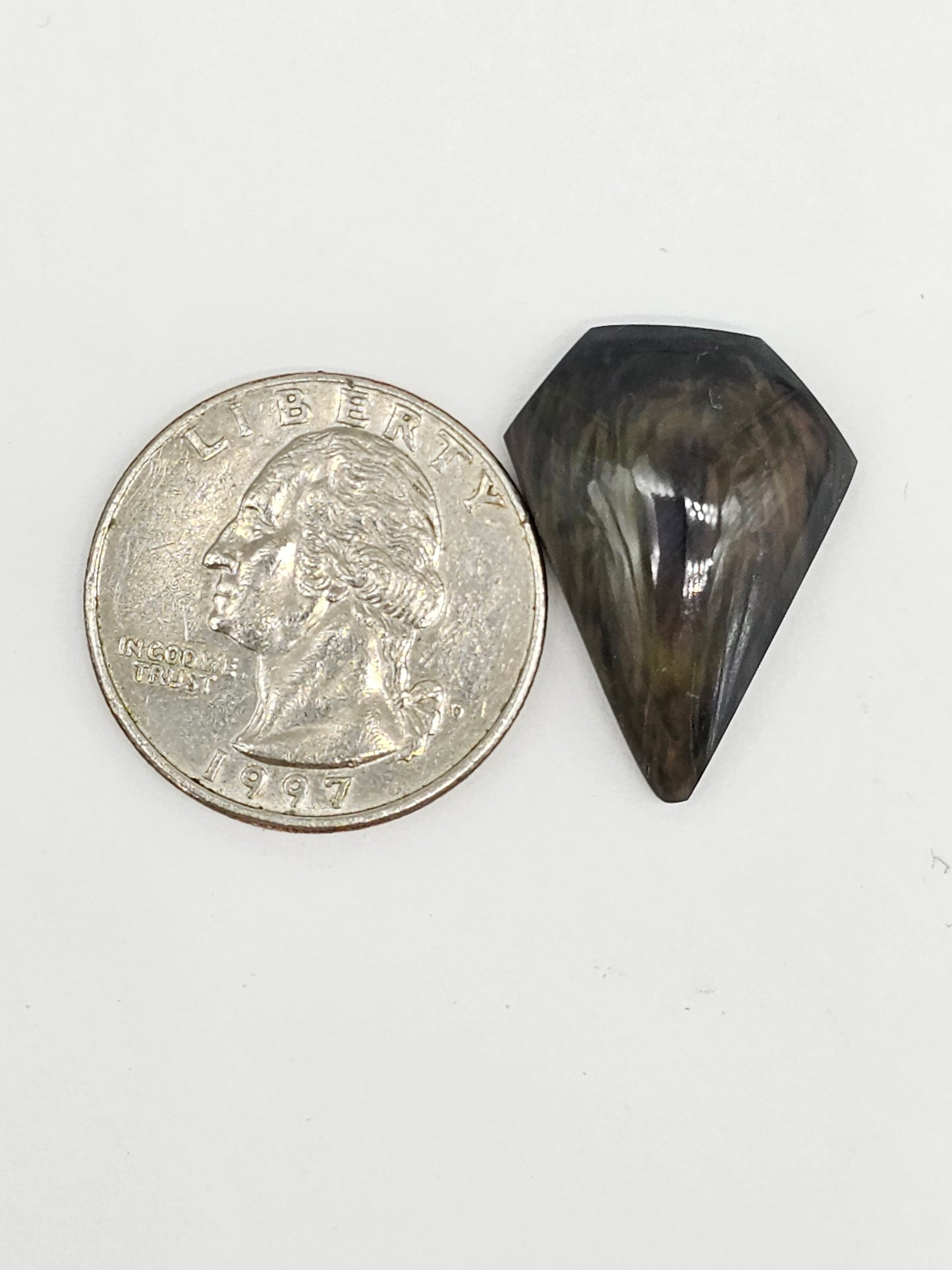 Velvet obsidian Cabochon | Natural Mexican Obsidian for Silversmiths