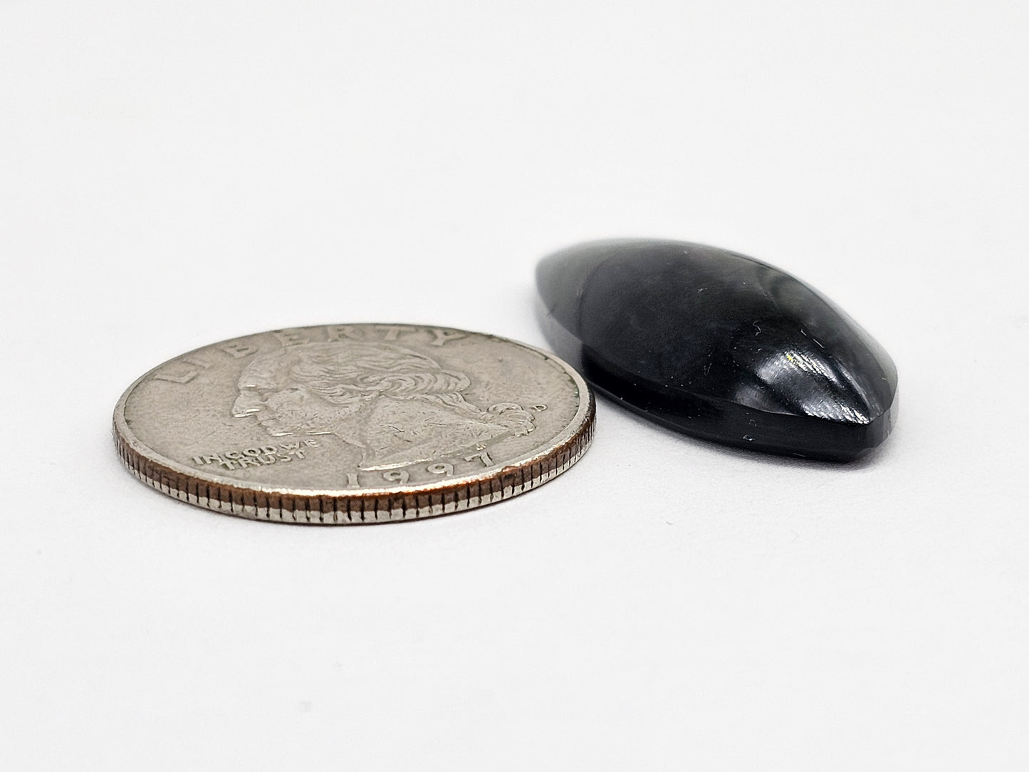 Velvet obsidian Cabochon | Natural Mexican Obsidian for Silversmiths