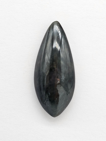 Velvet obsidian Cabochon | Natural Mexican Obsidian for Silversmiths