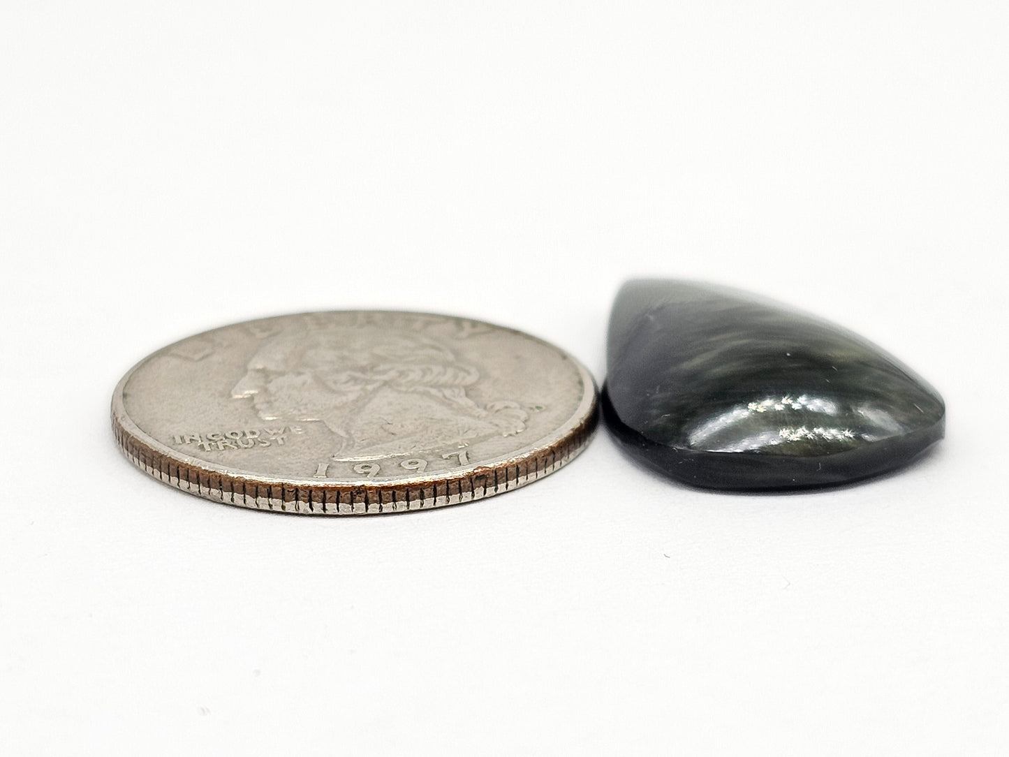 Velvet obsidian Cabochon | Natural Mexican Obsidian for Silversmiths