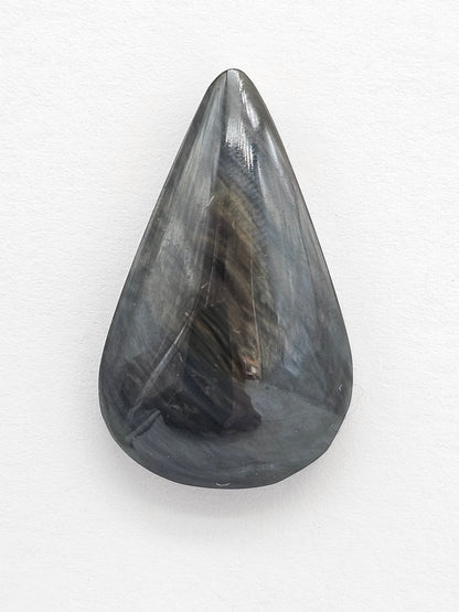 Velvet obsidian Cabochon | Natural Mexican Obsidian for Silversmiths