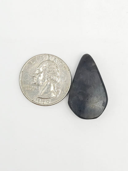 Velvet obsidian Cabochon | Natural Mexican Obsidian for Silversmiths