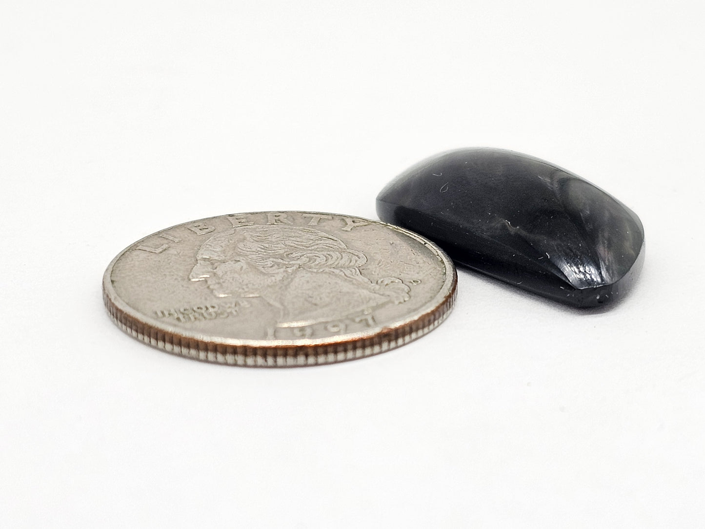 Velvet obsidian Cabochon | Natural Mexican Obsidian for Silversmiths