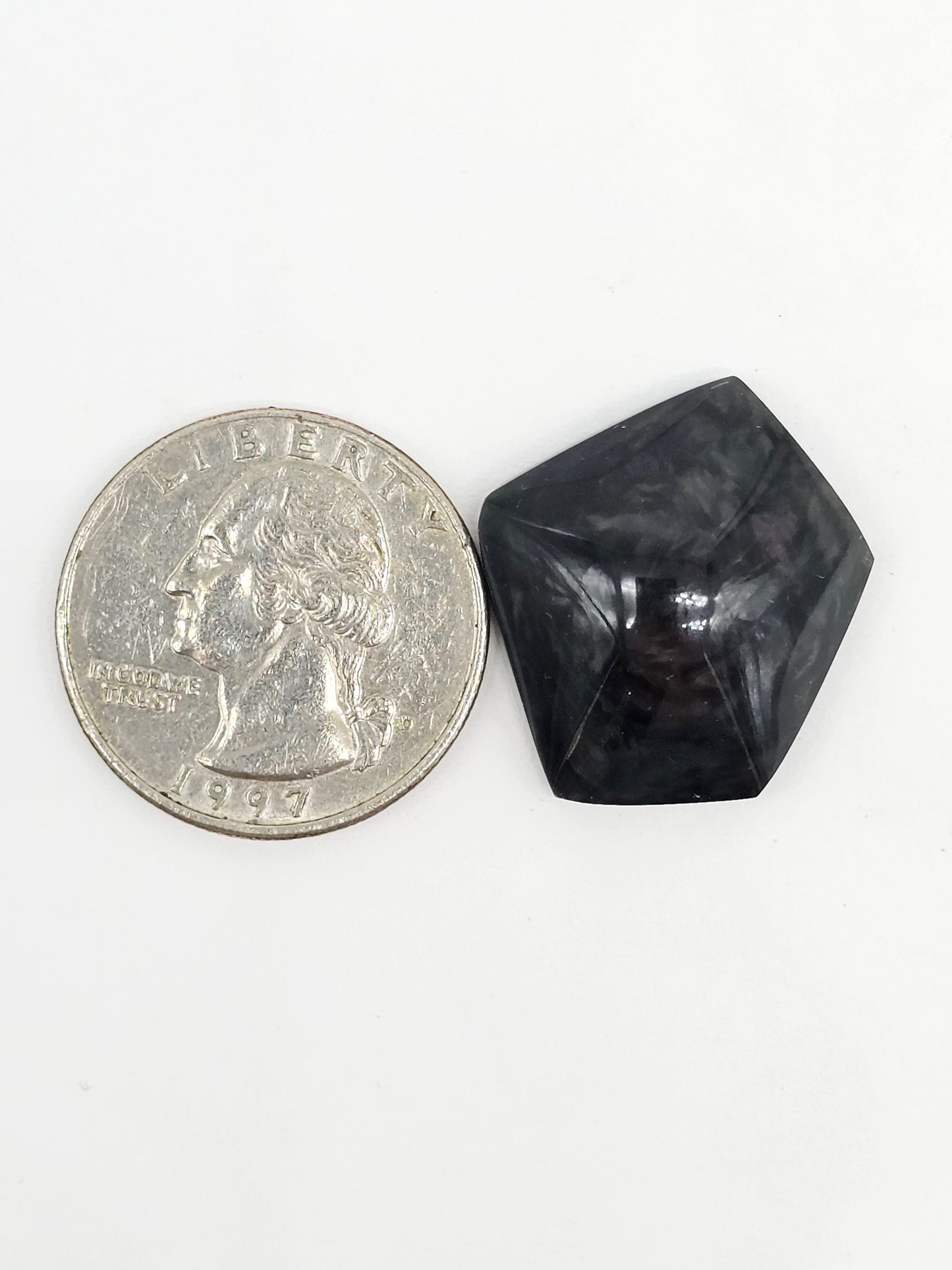 Velvet obsidian Cabochon | Natural Mexican Obsidian for Silversmiths