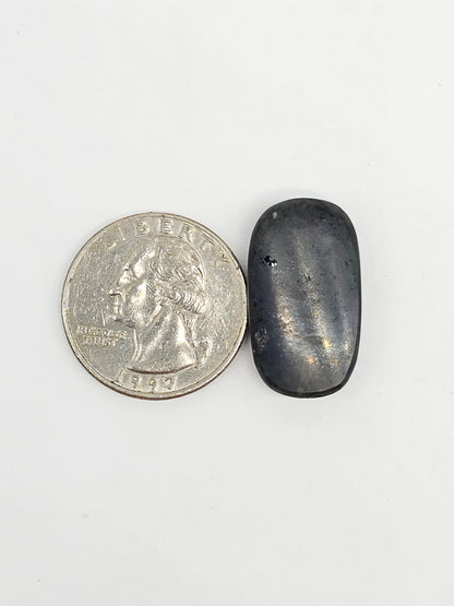 Velvet obsidian Cabochon | Natural Mexican Obsidian for Silversmiths