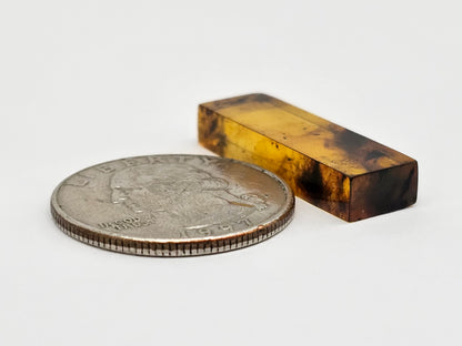 Amber Rectangle Cabochon