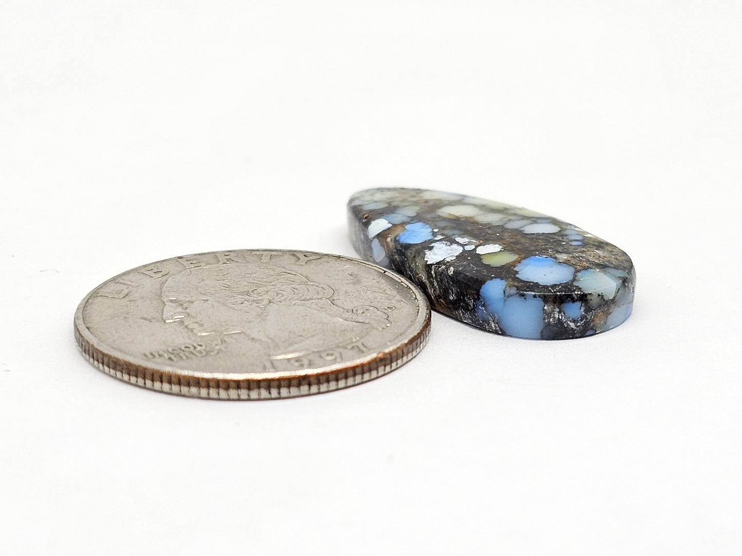 Dark Moon Variscite Cabochon
