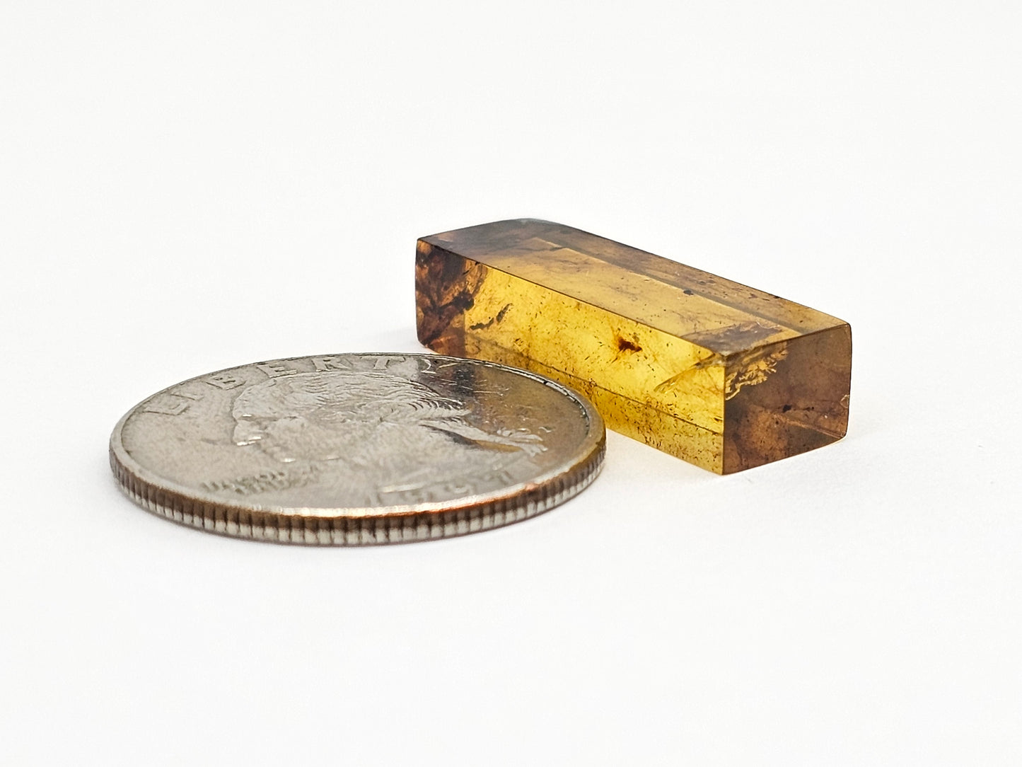 Amber Rectangle Cabochon