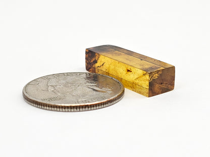 Amber Rectangle Cabochon