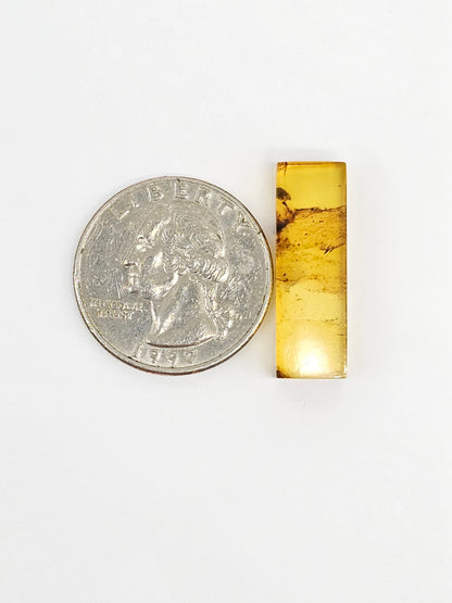 Amber Rectangle Cabochon
