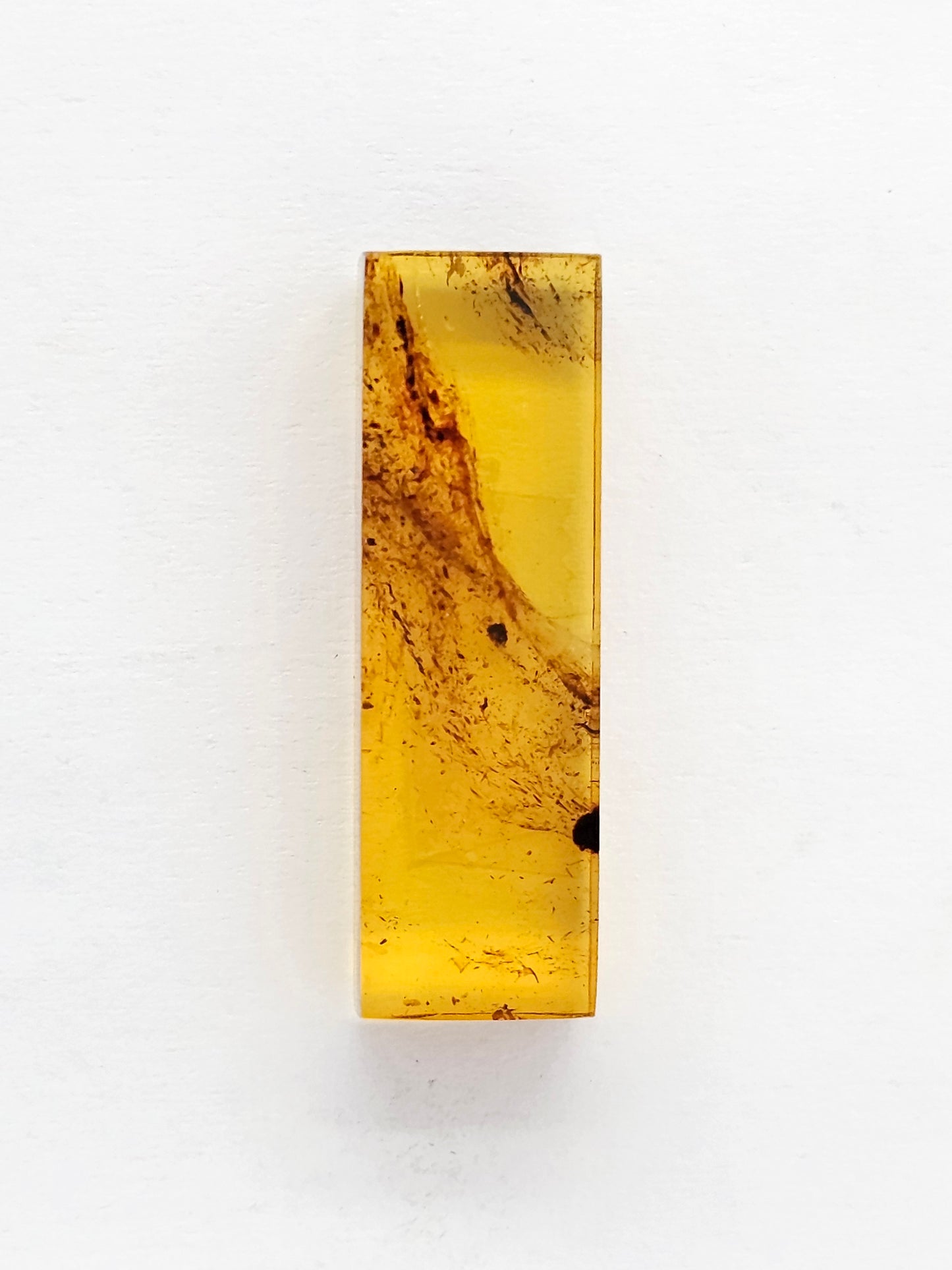 Amber Rectangle Cabochon