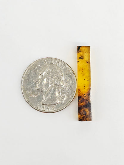 Amber Rectangle Cabochon
